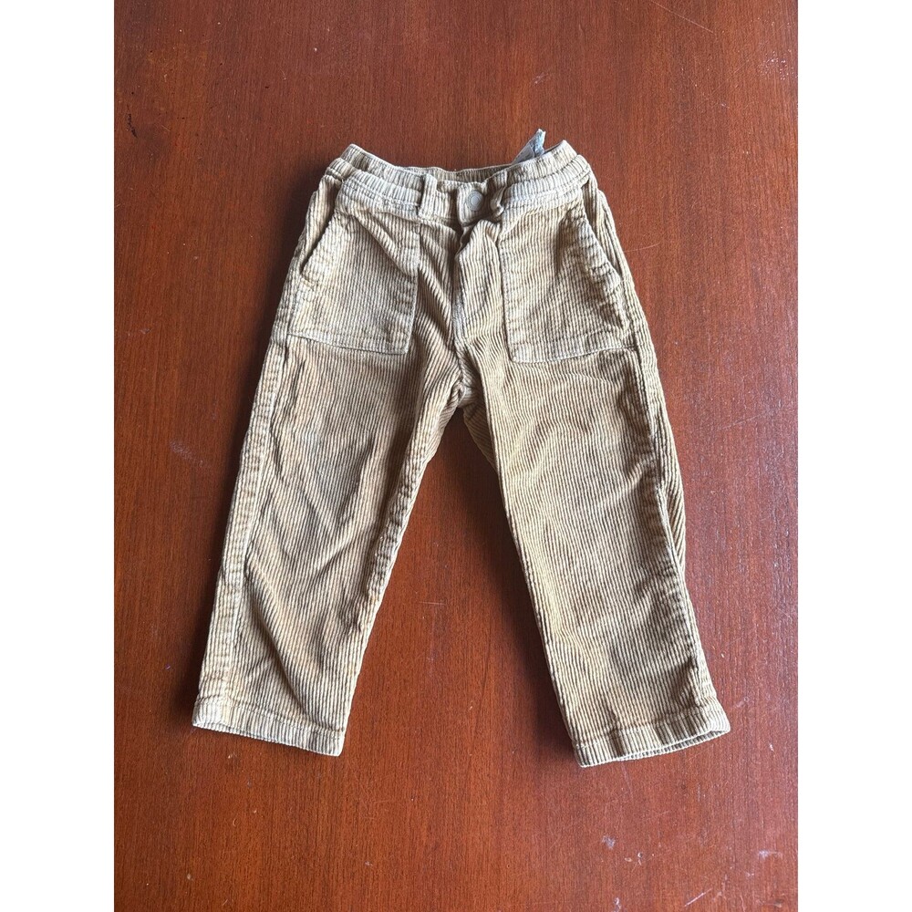 ZARA kids baby camel brown corduroy pants